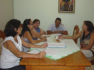 Presidente da Fapemat, Joo Carlos Maia, em reunio com equipe da PROEC