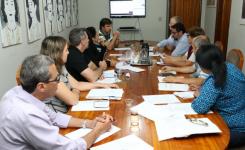 A reunio da Cmara de Ps-Graduao contou com membros participando por teleconferncia
