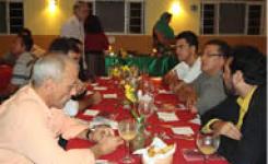 Equipe da Secitec participa de jantar no Labortorio de Alimentos e Bebidas. Foto: Roberto Mesquita
