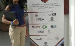 A servidora Jaqueline Albino, nica brasileira a participar do evento, enfatizou a importncia do Centro-Oeste e da Unemat como agentes de desenvolvimento regional e no cenrio internacional